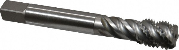 Emuge CU513510.5623 5/8-11 UNC, 4 Flute, 45° Helix, Bottoming Chamfer, Bright Finish, Cobalt Spiral Flute STI Tap