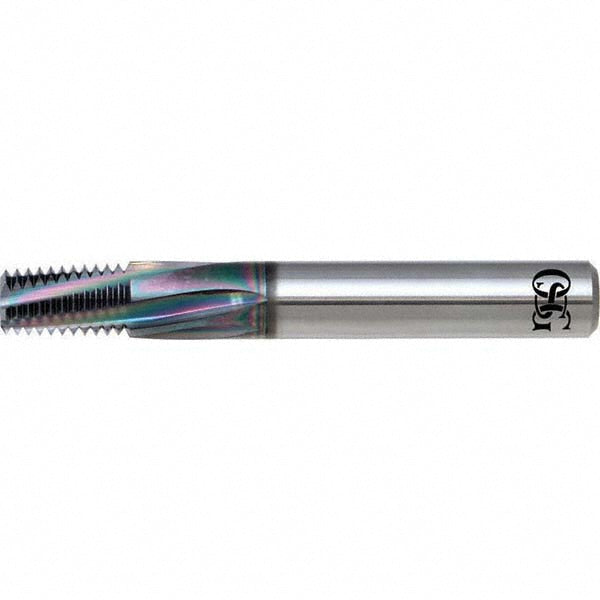 OSG 1663000317 Helical Flute Thread Mill: 3/8-18, 5 Flute, 1/2" Shank Dia, Solid Carbide