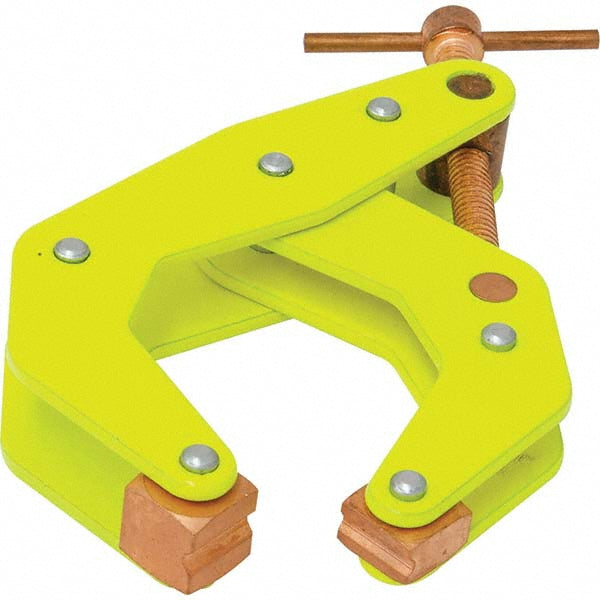 Kant Twist K025TDHVY Cantilever Clamps; Load Capacity (Lb): 700.000; Clamping Pressure (Lb.): 700.00; Handle Type: T; Jaw Material: Steel; Pad Finish: Copper-Plated; Jaw Finish/Coating: Copper-Plated