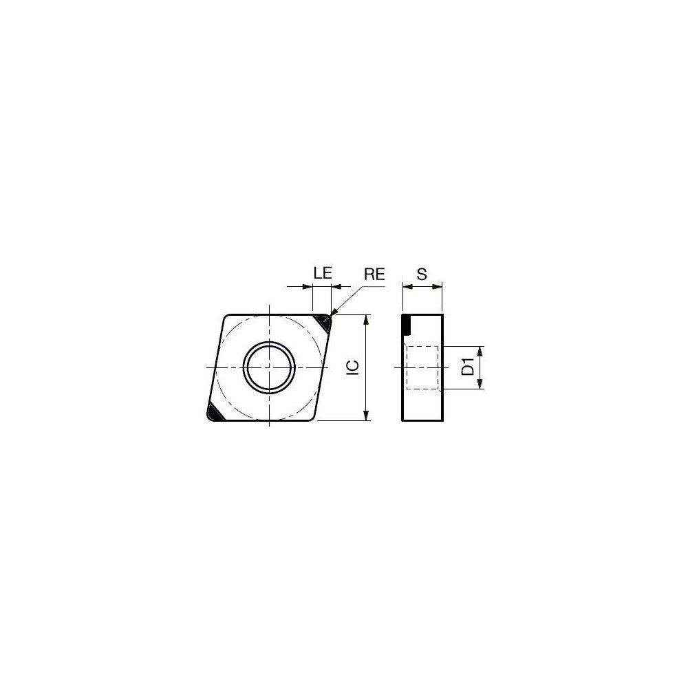 Tungaloy 6747176 Turning Insert: 2QP-CNGA431 BXA20, PCBN