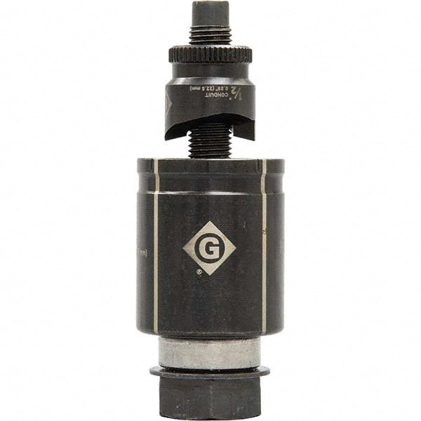 Greenlee K2BB-1/2 Complete Punch Units; Punch Shape: Round; Punch Type: Knockout; Operating Method: Manual; Punch Hole Diameter/Width: 0.8900 in; Punch Hole Diameter (mm): 22-1/2; Punch Hole Diameter (Decimal Inch): 0.8900