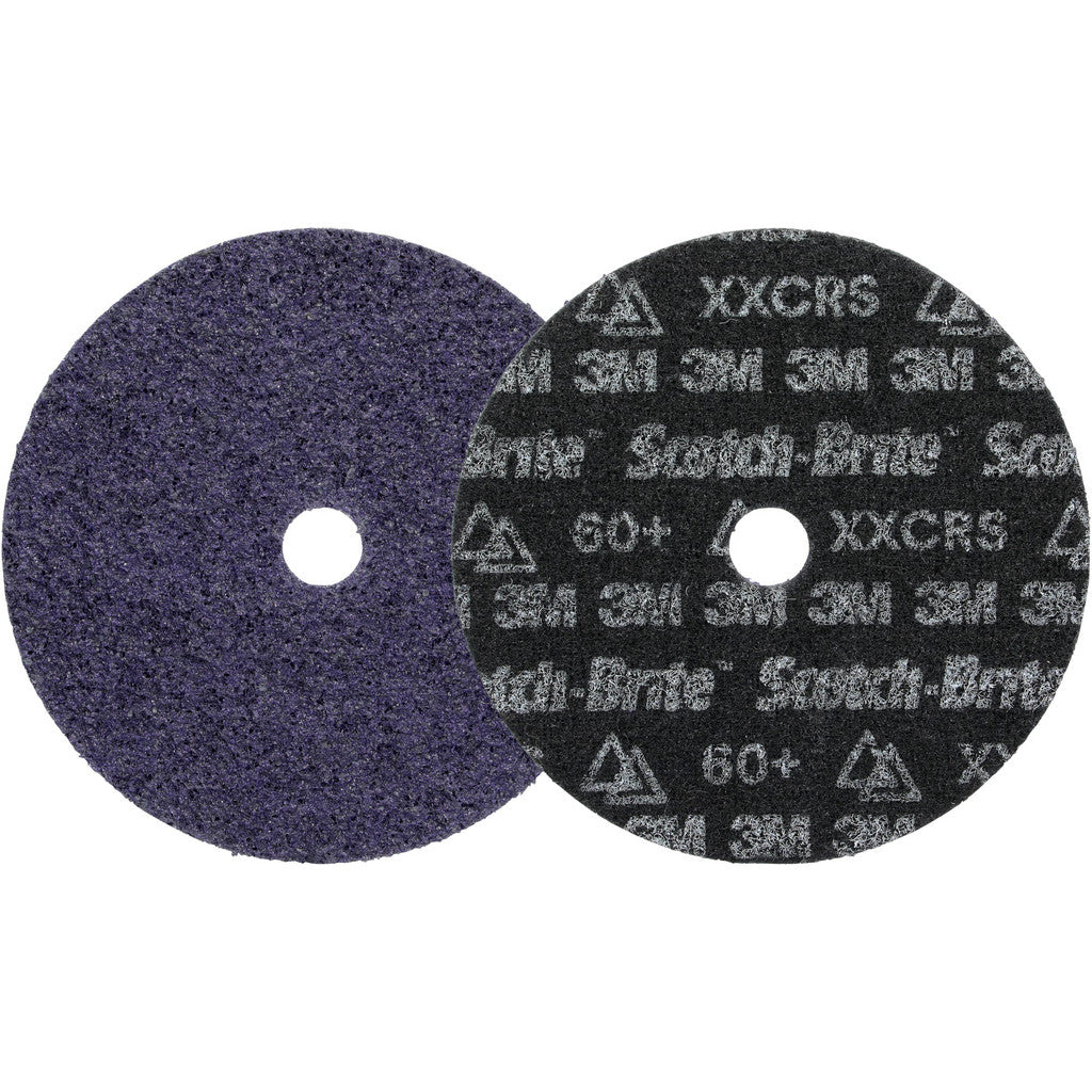 3M 7100359475 Hook & Loop Disc: 7" Dia, 7/8" Hole, 60 Grit, Non-Woven, Precision Shaped Ceramic (Pack of 25)