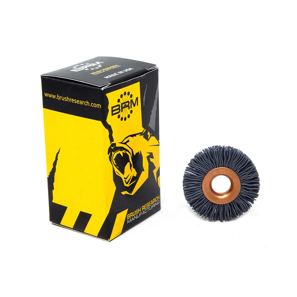 Brush Research Mfg. CY112320SC Wheel Brush: 1-1/2" Wheel Dia, 5/16" Face Width, Crimped (Pack of 12)