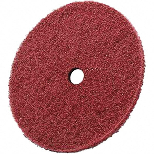 3M 7010299329 Deburring Disc: 6" Dia, 1/4" Hole, Very Fine Grade, Aluminum Oxide