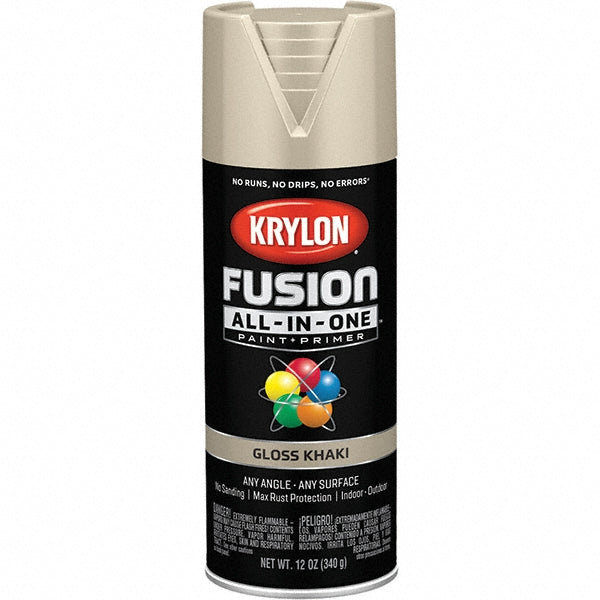 Krylon K02713007 Fusion All-In-One, Gloss, Khaki, 12 oz