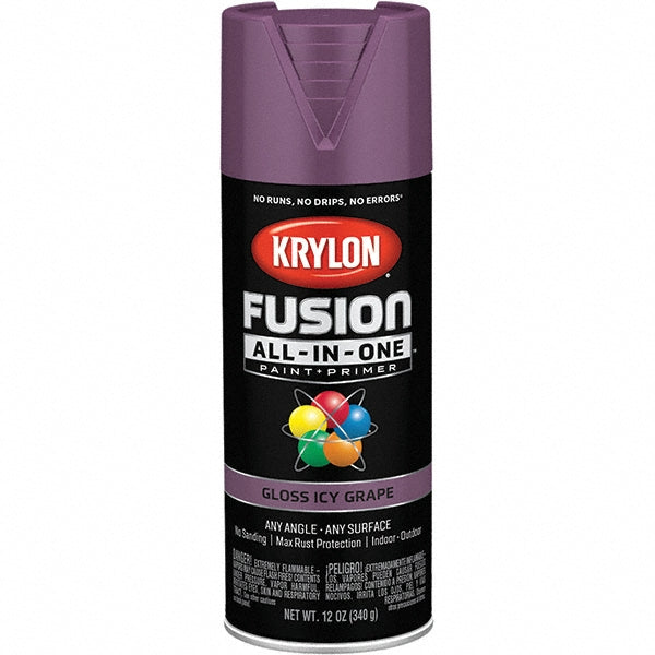 Krylon K02709007 Fusion All-In-One, Gloss, Icy Grape, 12 oz