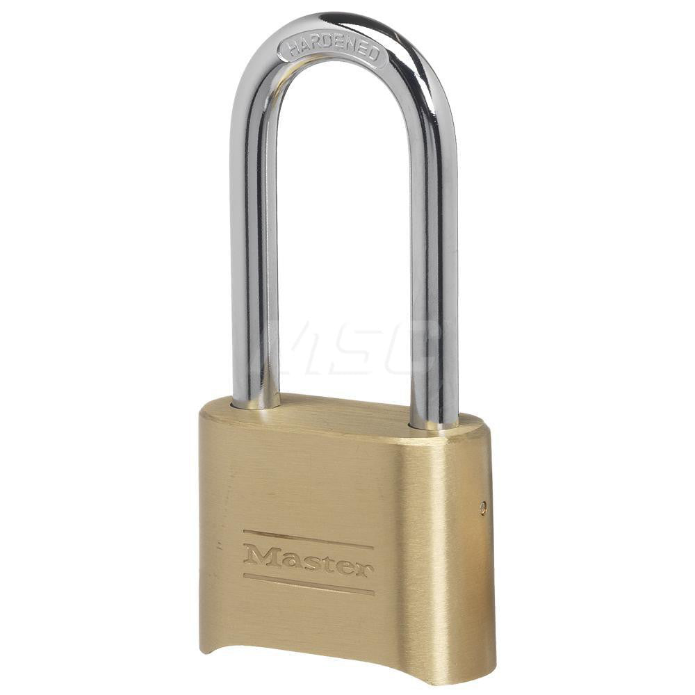 Master Lock 175LH Combination Lock: Solid Brass, 2" Wide