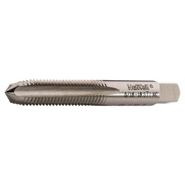 Heli-Coil 1CPB Hand STI Tap: #12-24 UNC, H2, 3 Flutes, Plug Chamfer