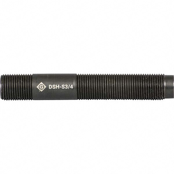 Greenlee DSH-S3/4 Punch Dies, Centers & Parts; Component Type: Draw Stud; Product Shape: Rod; Overall Length: 4.81in; Stud Diameter: 0.75in; Stud Length: 4.8125in; UNSPSC Code: 39121700