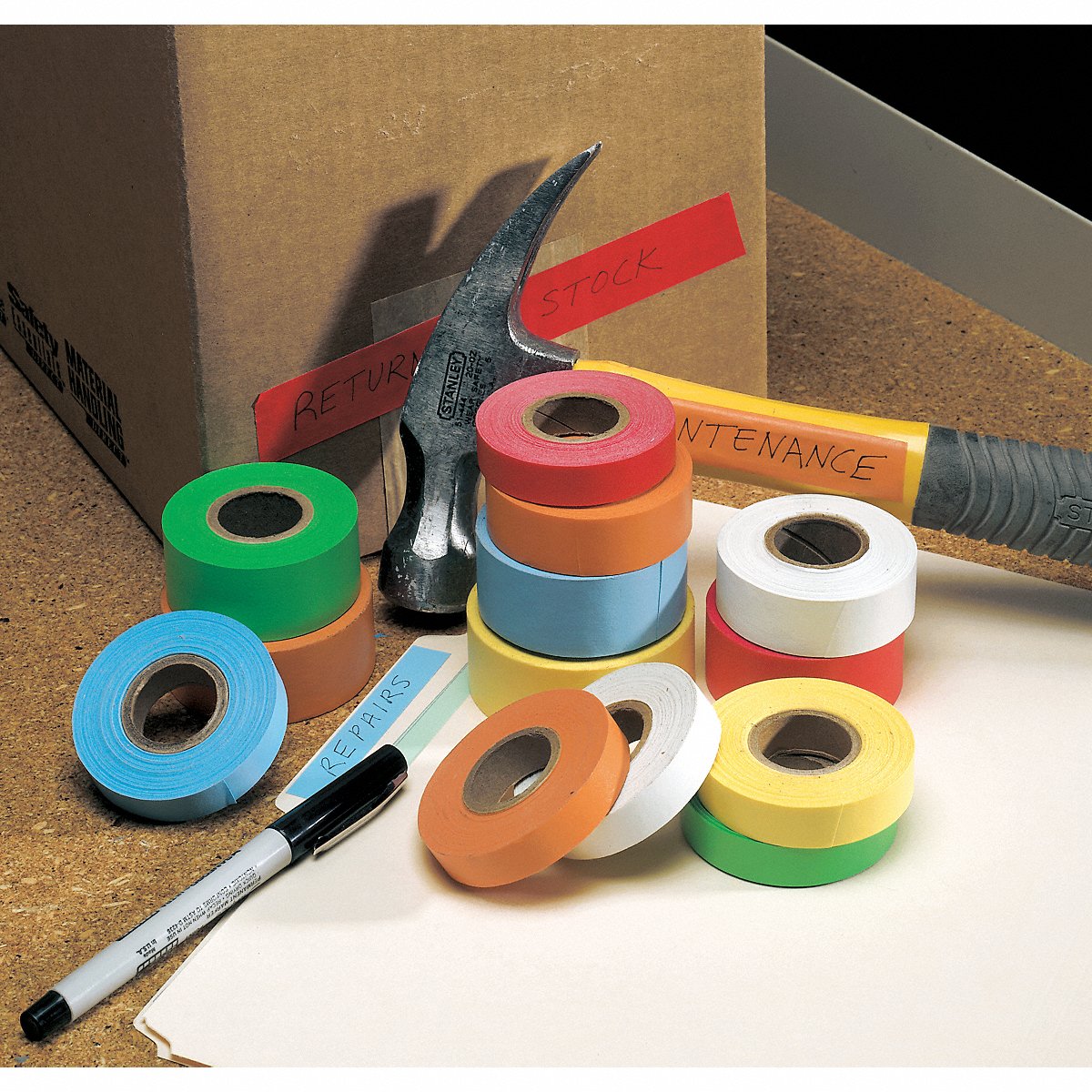 Roll Products Masking Tape 1 W 60 yd L Blue (48859B)