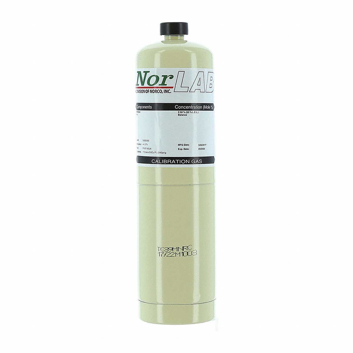Norco Inc Calibration Gas Cylinder 17 L (P101650PA)