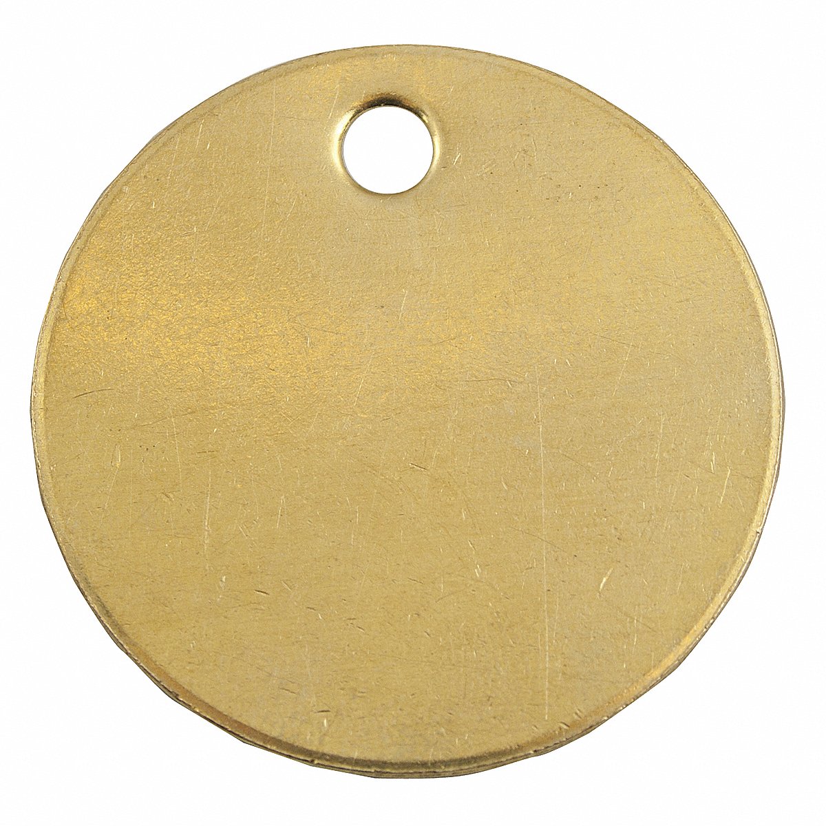 C.h. Hanson Blank Tag Brass 1 in H 1 in W PK25 (42822)