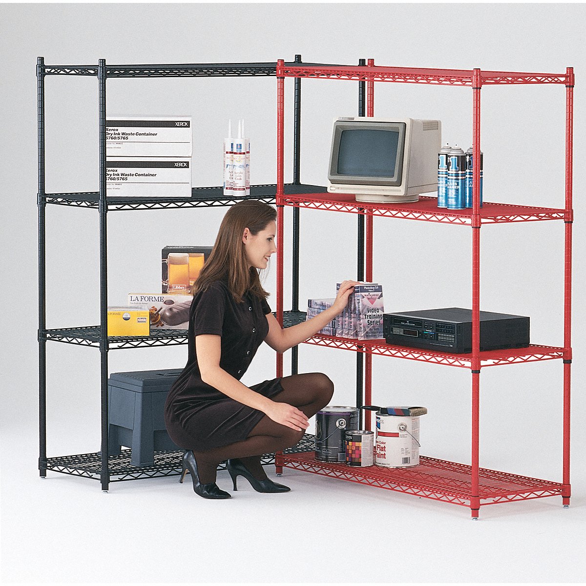 Eagle Mhc Co Wire Shelving 18 x 68 x 72 in Shlf Cap 200 lb (CC1872BL-SR)