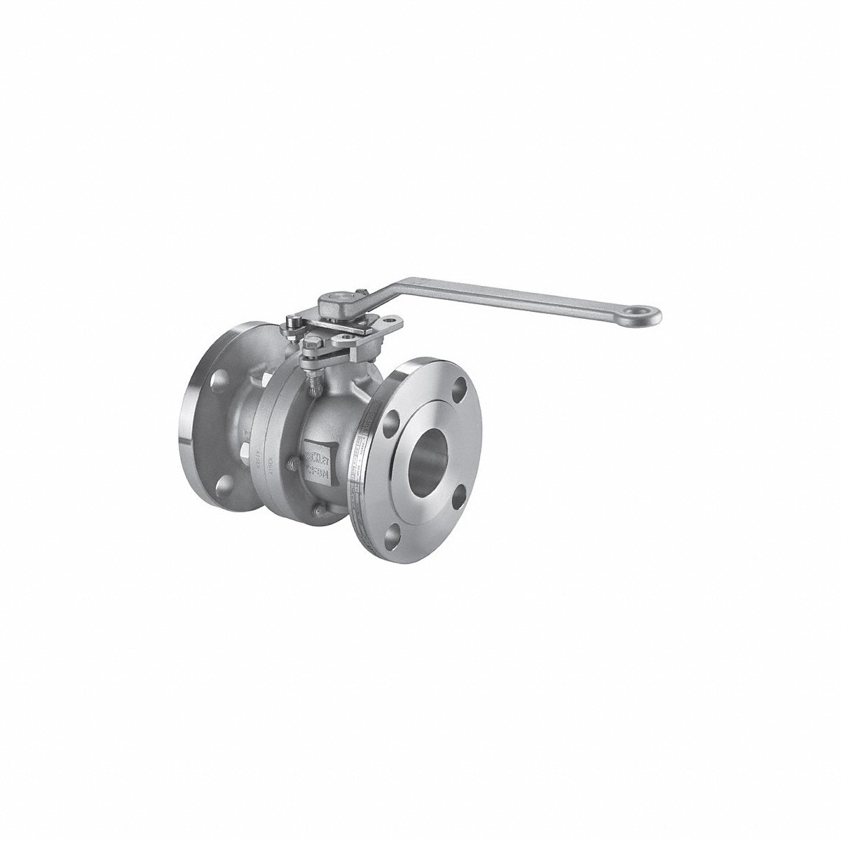 Keckley Manual 2-Way Flanged Ball Valve, Carbon Steel (BVF2RF4FCSRGSL-150)