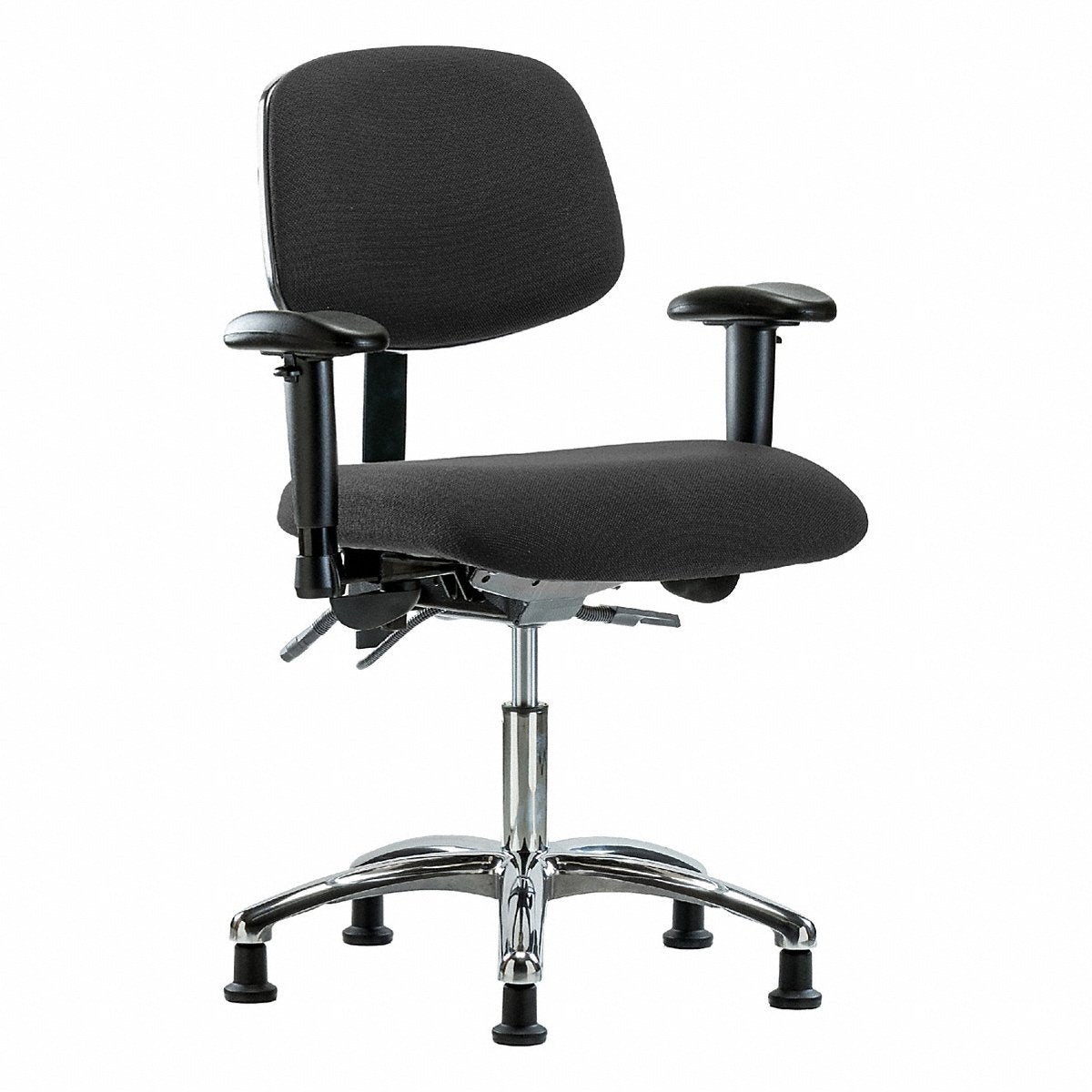 E Com Seating Fab Esd Chr, Desk, Tilt, Arms, Stat, Blk (BR-ESD-FDHCH-CR-T1-A1-EG-ESDBLK)
