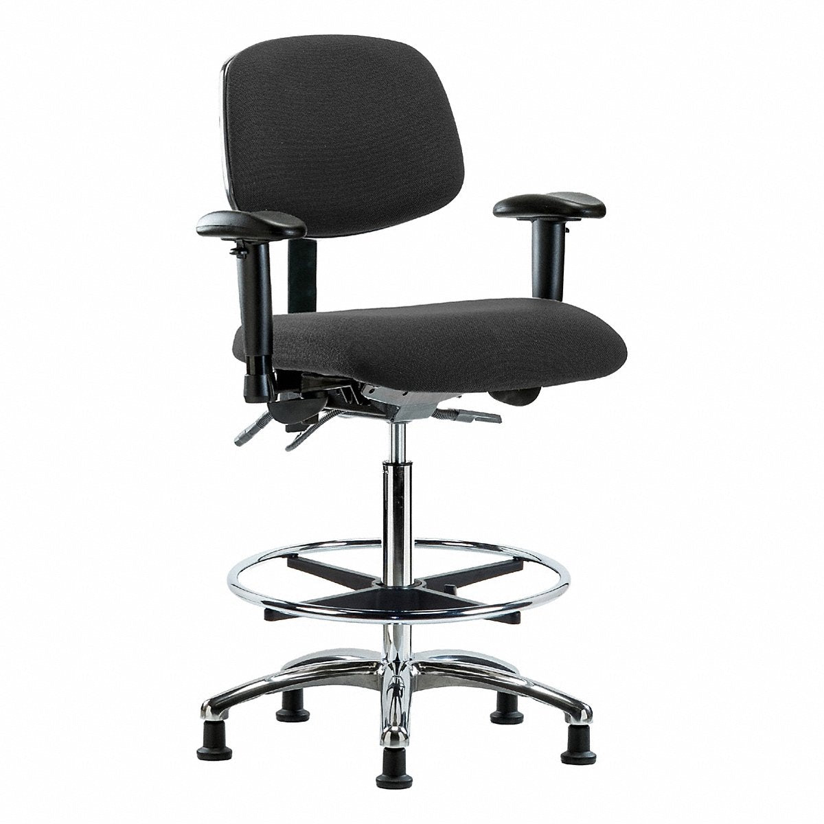 E Com Seating Fab Esd Chr, Hi, Tilt, Aa, Fr, Stat, Blk (BR-ESD-FHBCH-CR-T1-A1-CF-EG-ESDBLK)