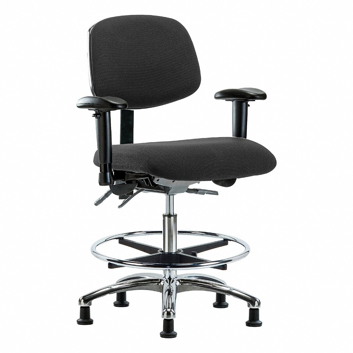 E Com Seating Fab Esd, Med, Tilt, Aa, Fr, Stat, Blk (BR-ESD-FMBCH-CR-T1-A1-CF-EG-ESDBLK)