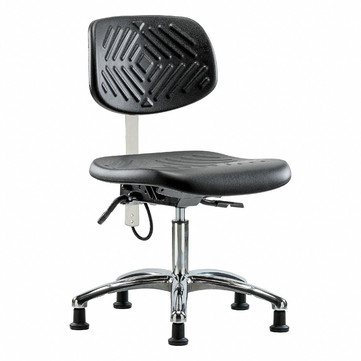 E Com Seating Poly Esd Chair, Desk, Tilt, Glides (BR-ESD-PDHCH-CR-T1-A0-EG)