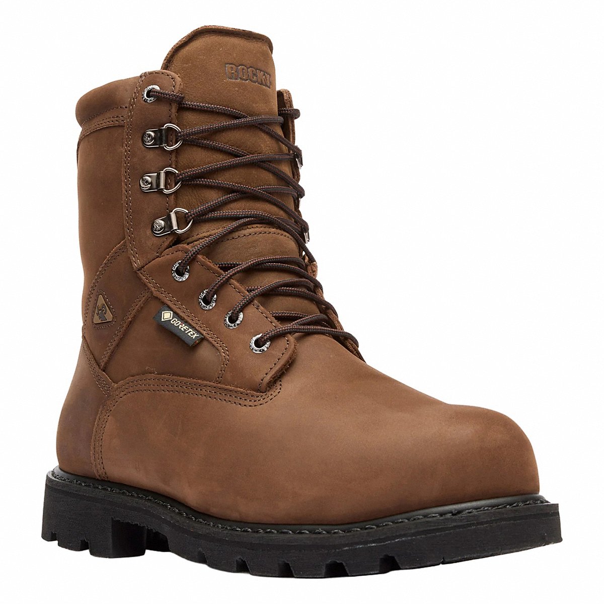 Rocky 8" Steel Toe Insulated 600g Gore-Tex Work Boot M 10.5 Brown (FQ0006223)