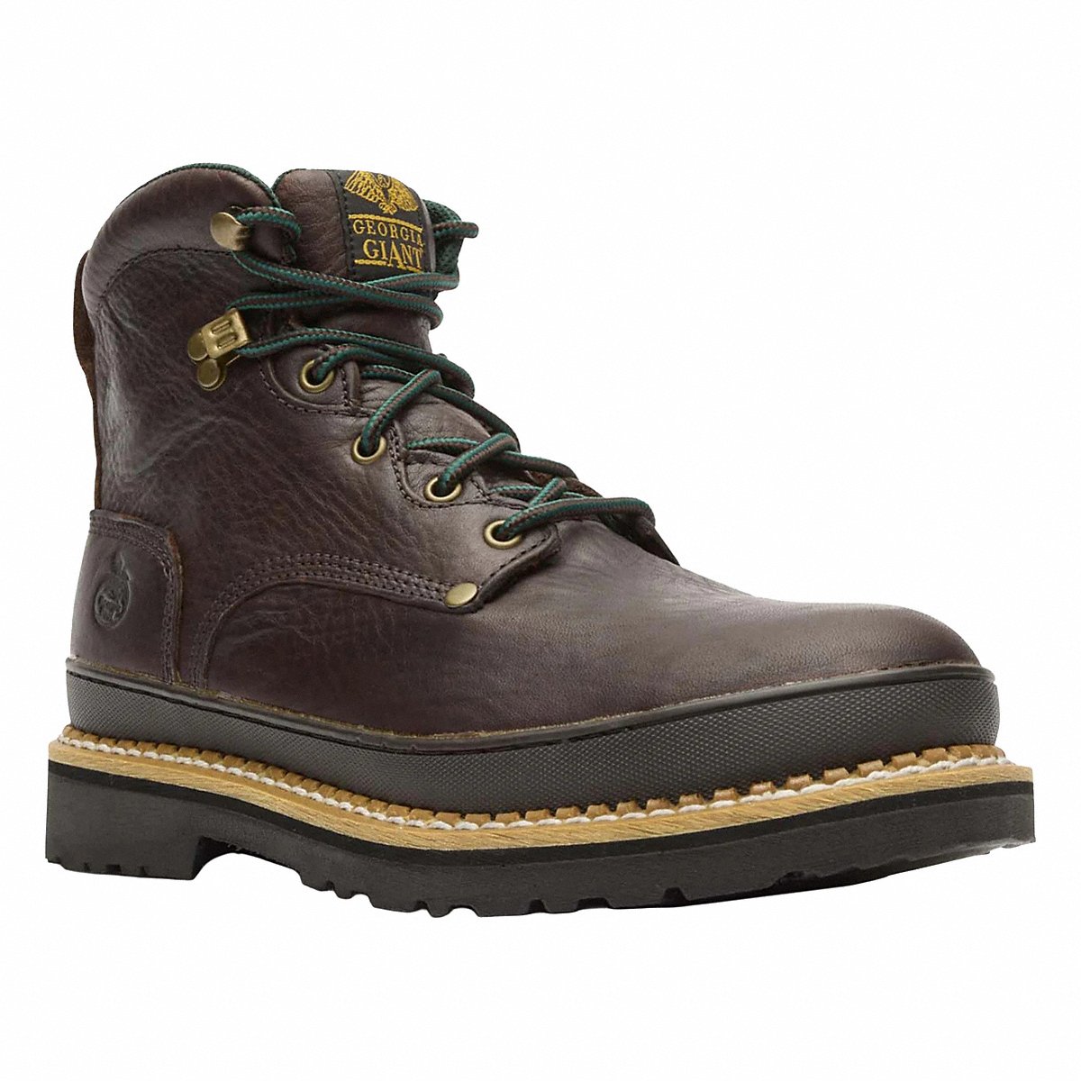 Georgia Boot 6-Inch Work Boot, M, 14, Brown, Pr (G6374)
