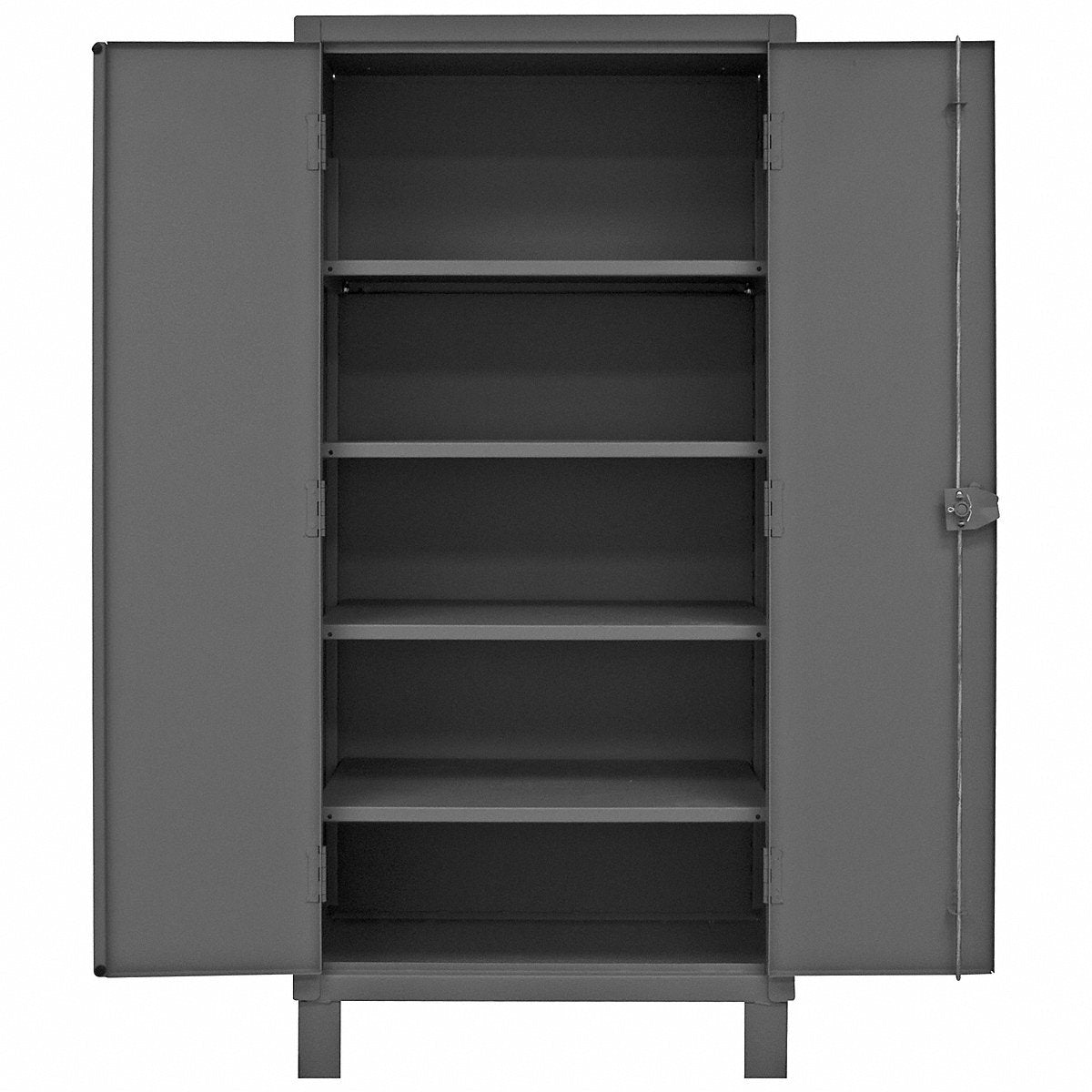 Durham Mfg Storage Cabinet, 78"X36"X24", Gray, 4Shlv, 78" (HDC-243678-4S95)