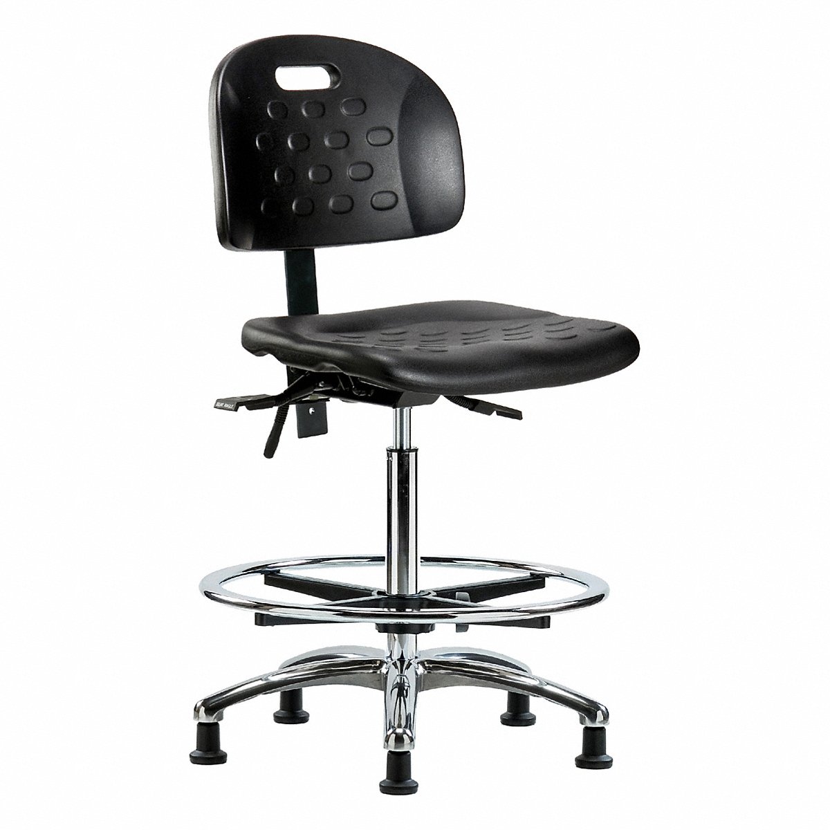 E Com Seating Poly Chr Chrm, High, Tilt, Fr, Stat, Blk (BR-HPHBCH-CR-T1-A0-CF-RG-BLK)