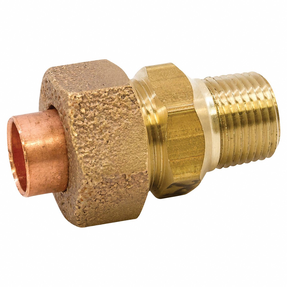 Nibco Fitting Union Cast Bronze 2 Tube C x MNPT (7334 2)