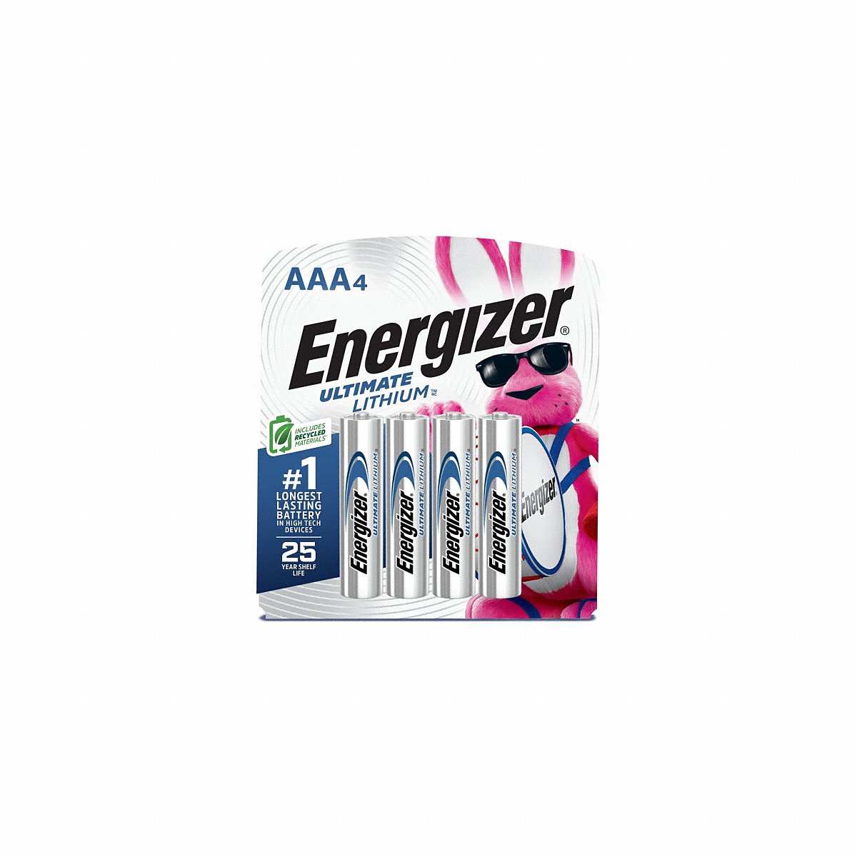 Energizer Ultimate Lithium Battery 4 Pack Model L92SBP-4