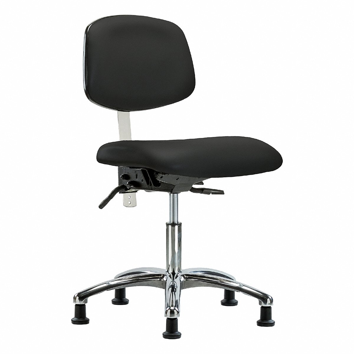 E Com Seating Vinyl Cr Chair, Low, Tilt, Stat, Blk (BR-NCR-VDHCH-CR-T1-A0-RG-8540)