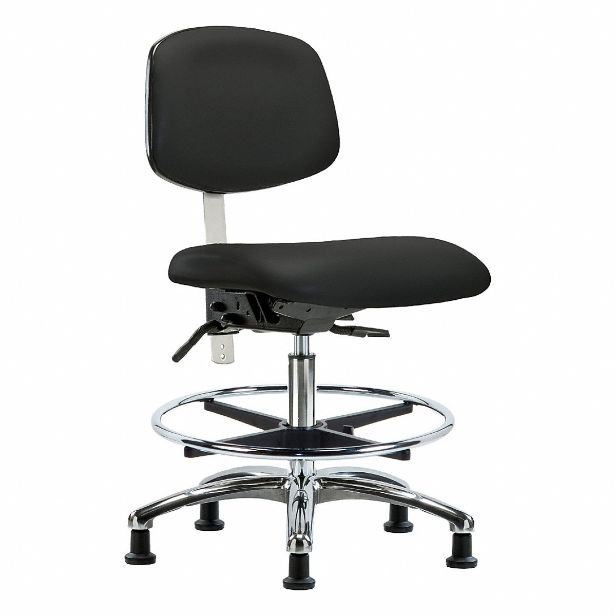 E Com Seating Vinyl Cr Chair, Med, T, Fr, Stat, Blk (BR-NCR-VMBCH-CR-T1-A0-CF-RG-8540)