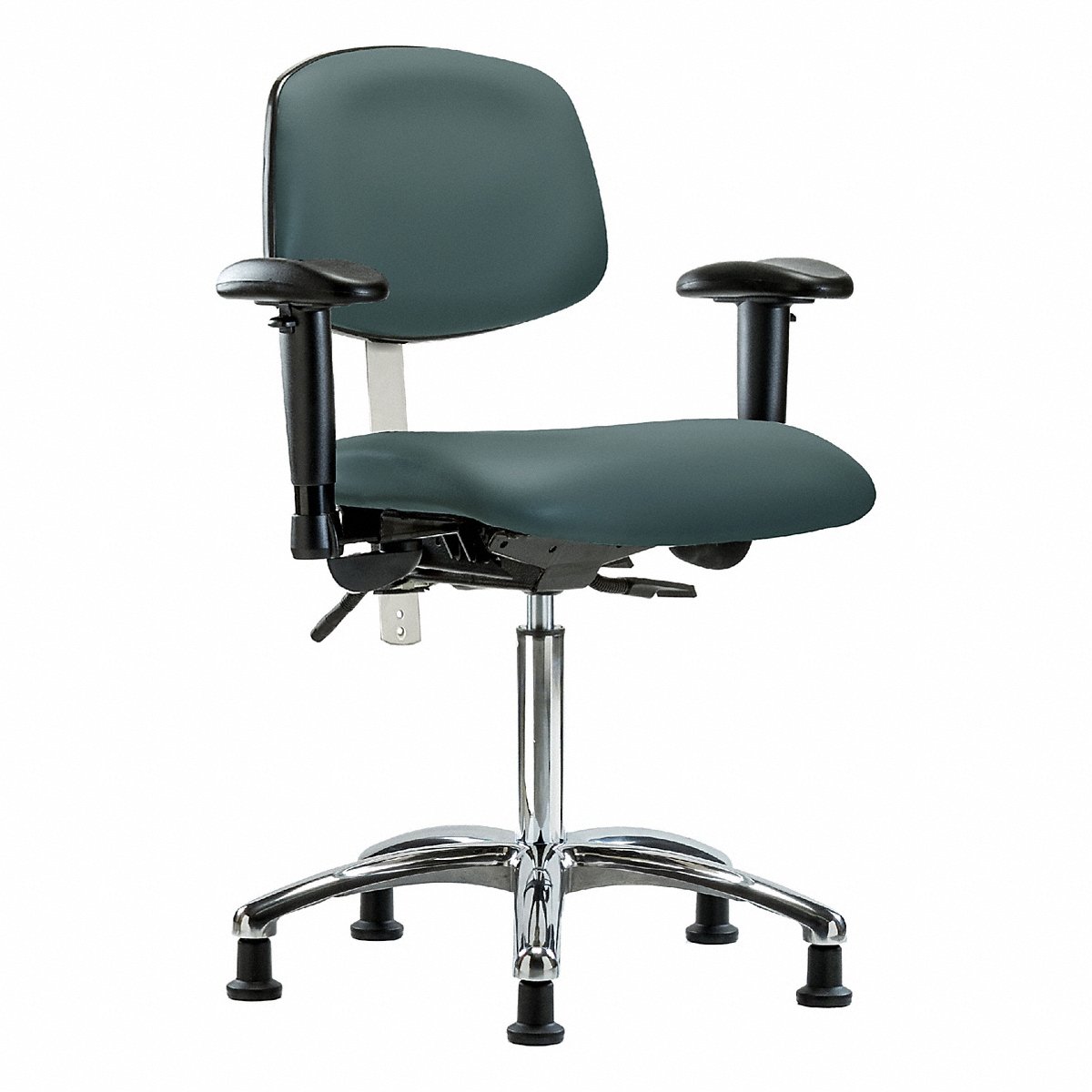 E Com Seating Vinyl Cr Chair, Med, T, Aa, Stat, Blue (BR-NCR-VMBCH-CR-T1-A1-NF-RG-8546)