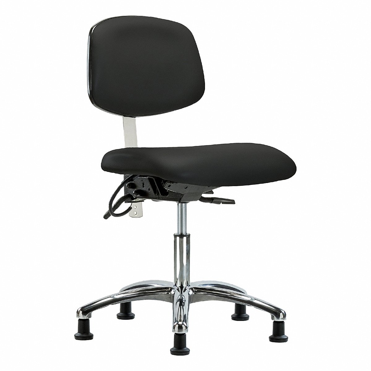 E Com Seating Vin Clean Room/Esd, Dsk, T, Stat, Blk (BR-NECR-DHCH-CR-T1-A0-EG-ESDBLK)