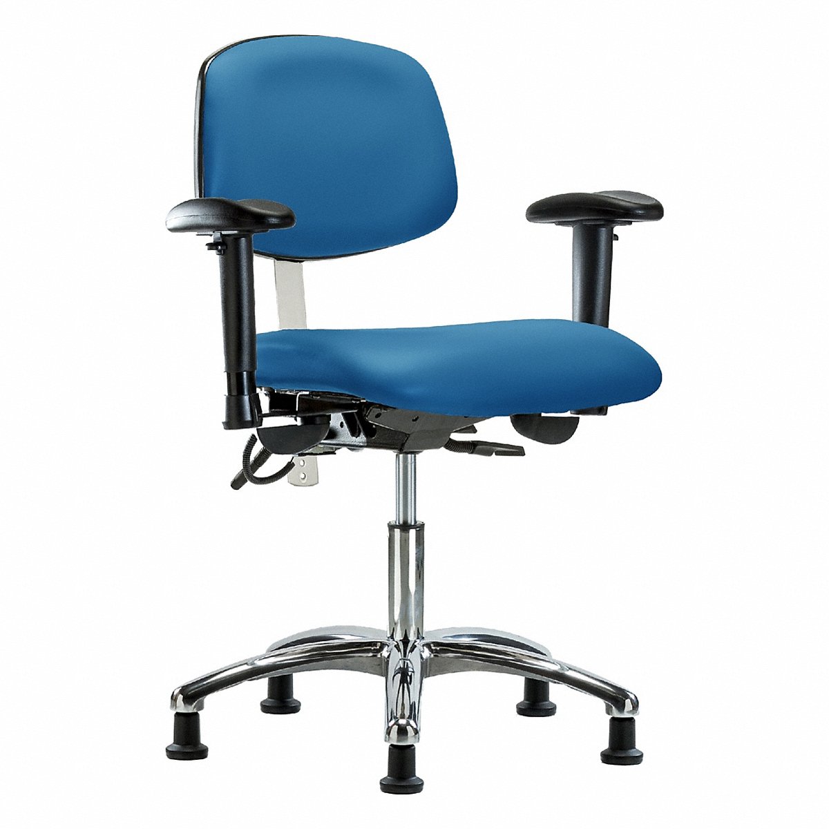 E Com Seating Vin Cr/Esd, Dsk, T, Aa, Stat, Blu (BR-NECR-DHCH-CR-T1-A1-EG-ESDBLU)