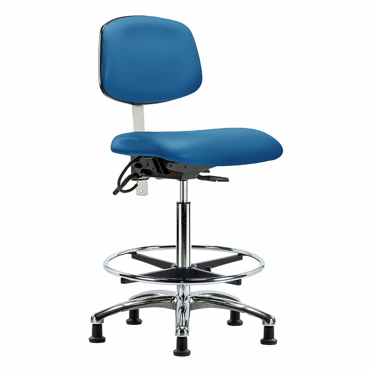 E Com Seating Vin Cr/Esd, Hi, T, Fr, Stat, Blu (BR-NECR-HBCH-CR-T1-A0-CF-EG-ESDBLU)