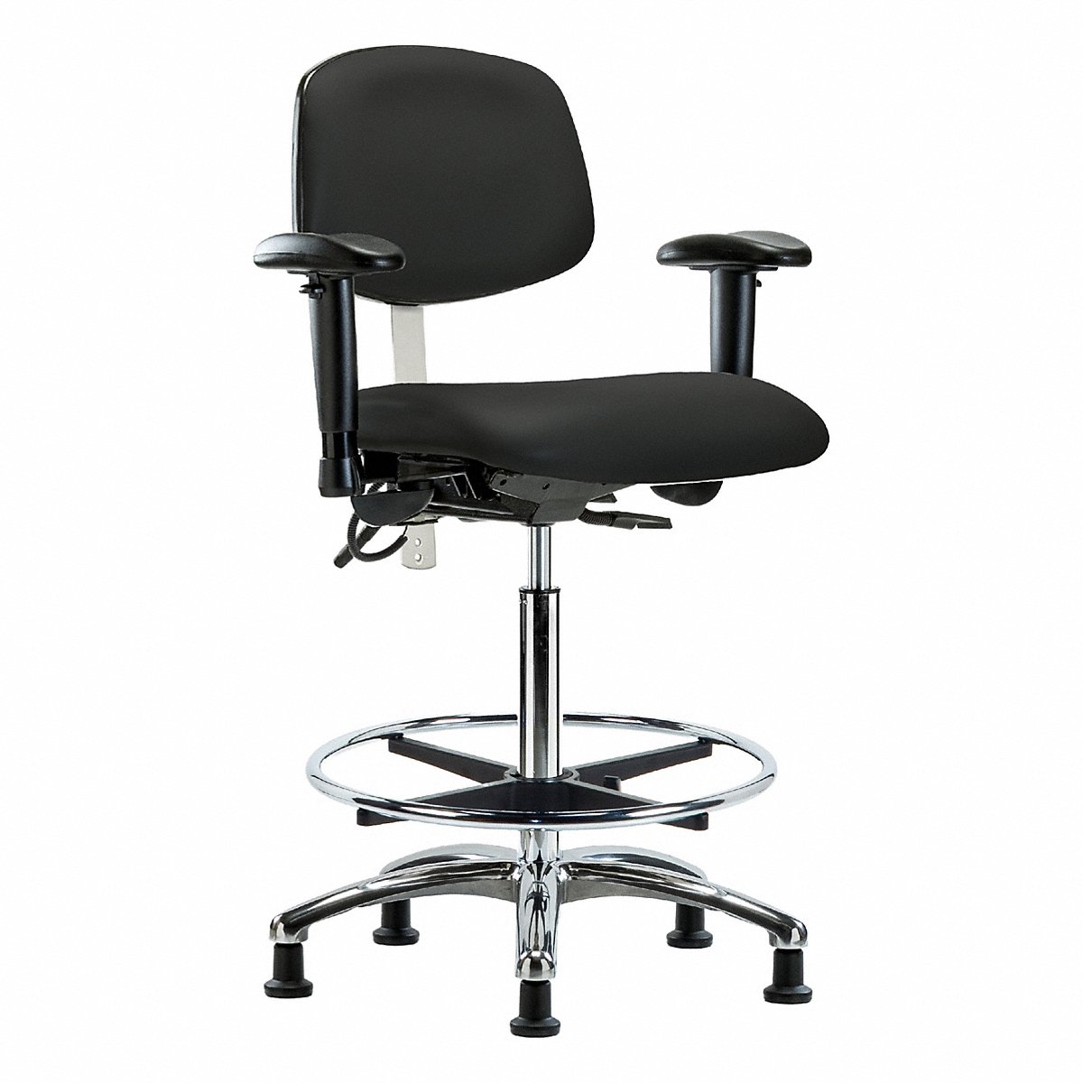 E Com Seating Vin Cr/Esd, Hi, Aa, Fr, Stat, Blk (BR-NECR-HBCH-CR-T0-A1-CF-EG-ESDBLK)
