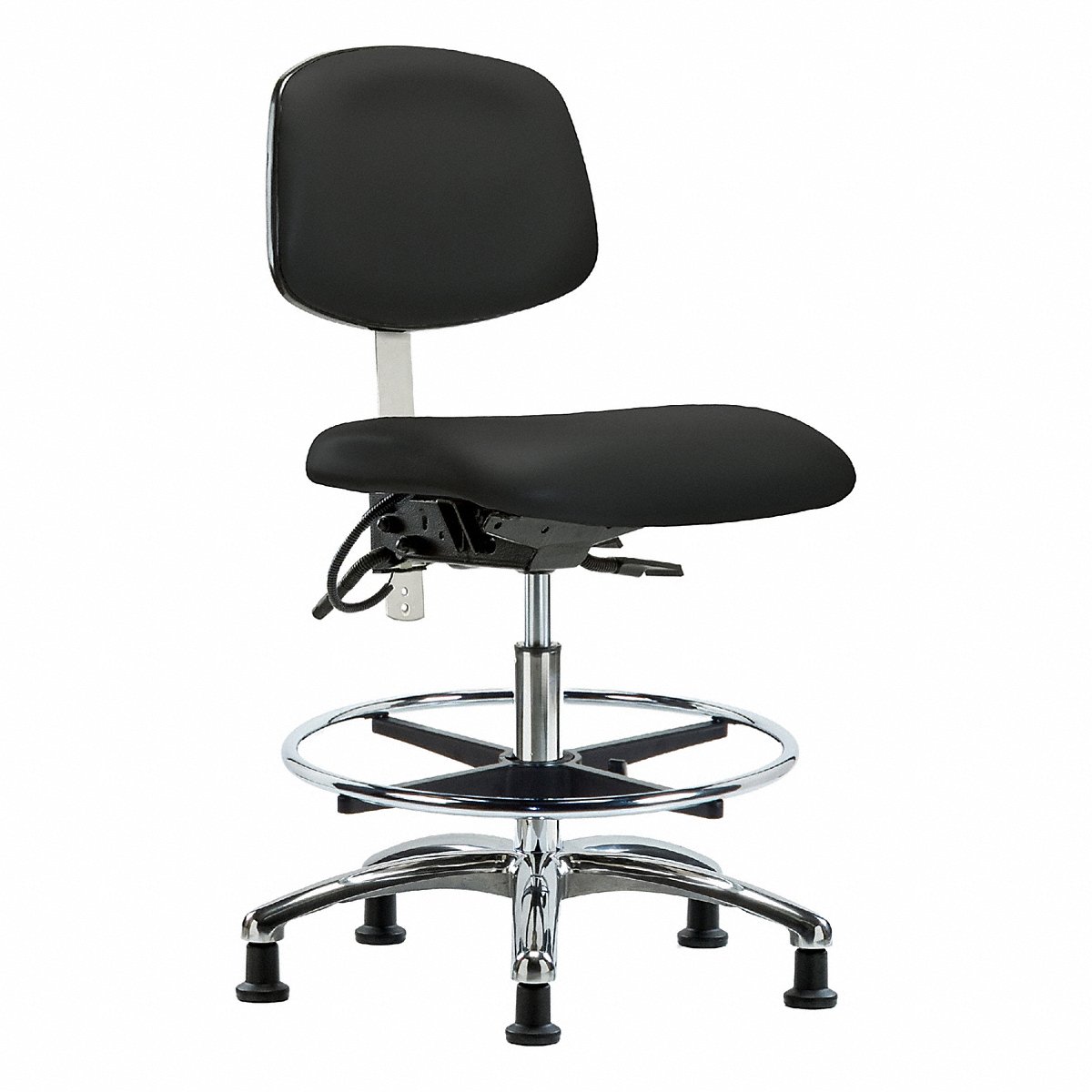 E Com Seating Vin Clean Room/Esd, Med, Fr, Stat, Blk (BR-NECR-MBCH-CR-T0-A0-CF-EG-ESDBLK)