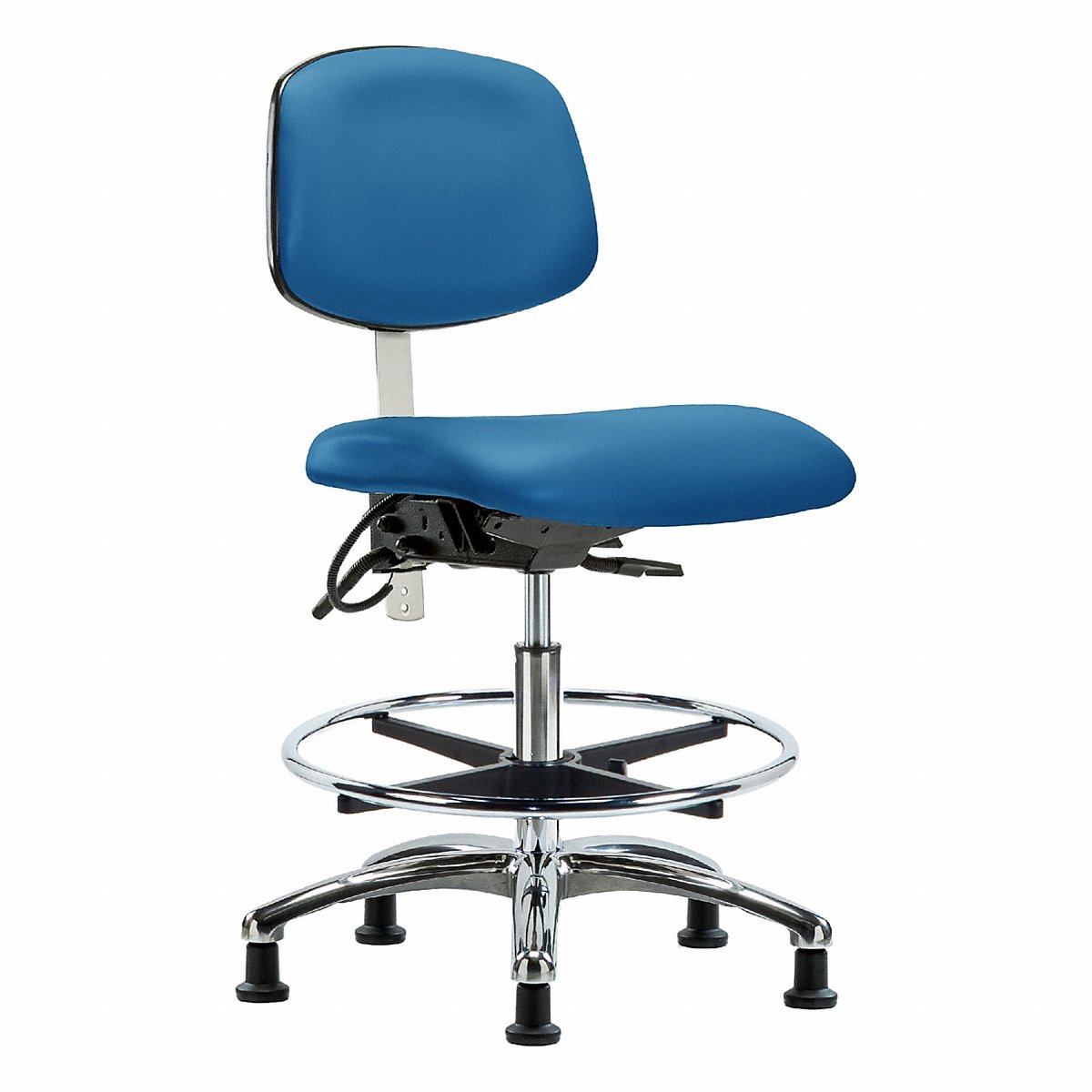 E Com Seating Vin Cr/Esd, Md, T, Fr, Stat, Blu (BR-NECR-MBCH-CR-T1-A0-CF-EG-ESDBLU)