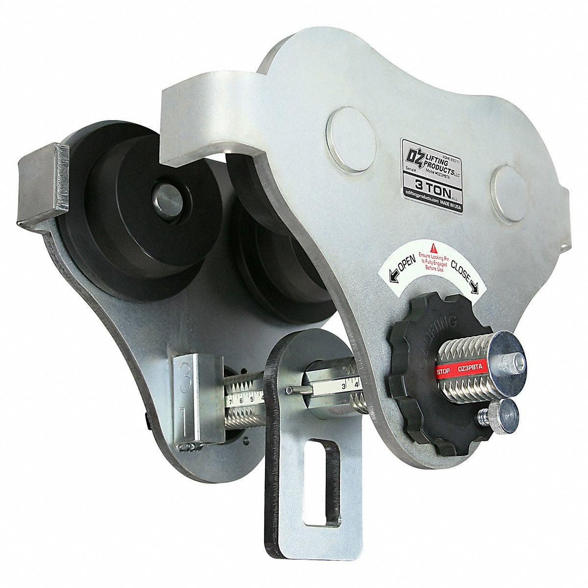 Oz Lifting Products Push Beam Trolley (OZ3PBTA)