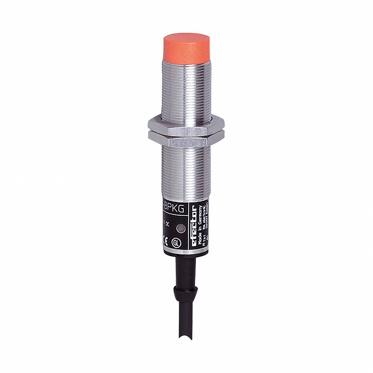 IFM Inductive Proximity Sensor, M18 Cylindrical, AC/DC, Unshielded, 8 mm (IG0307)