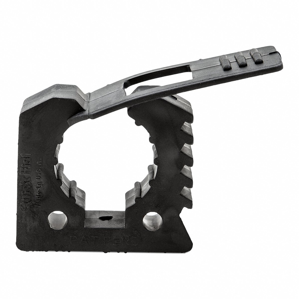 End Of The Road, Inc. Support Clamp, Rubber, Black, Pk2 (10010)