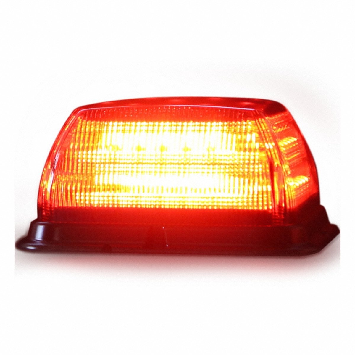 Code 3 Beacon Light, Clear/Red, Flashing (SB48CR)