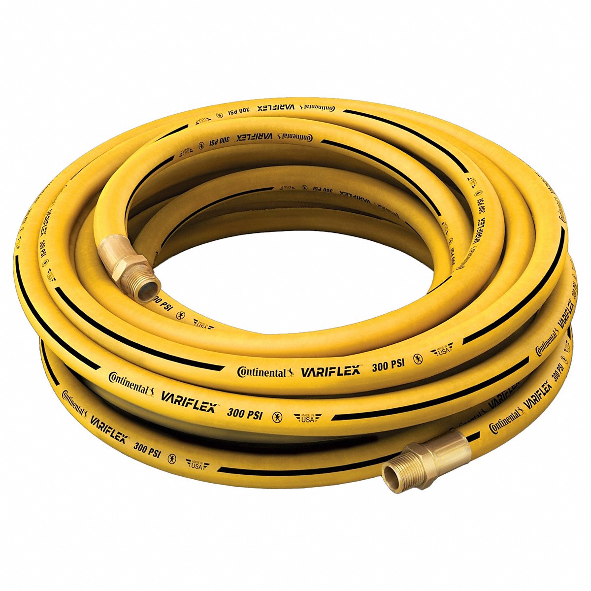Speedaire Air Hose, 3/4" Id X 150 Ft. L, Yellow, 4" (VRY07530-150)