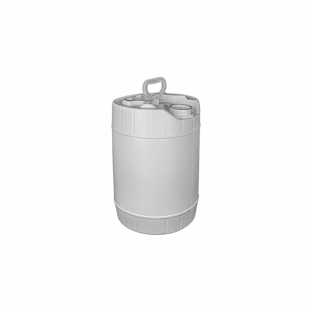Barrel Accessory & Supply Co Inc. Pail, Polyethylene, White, Screw Cap (GBTH5R-SC-W)