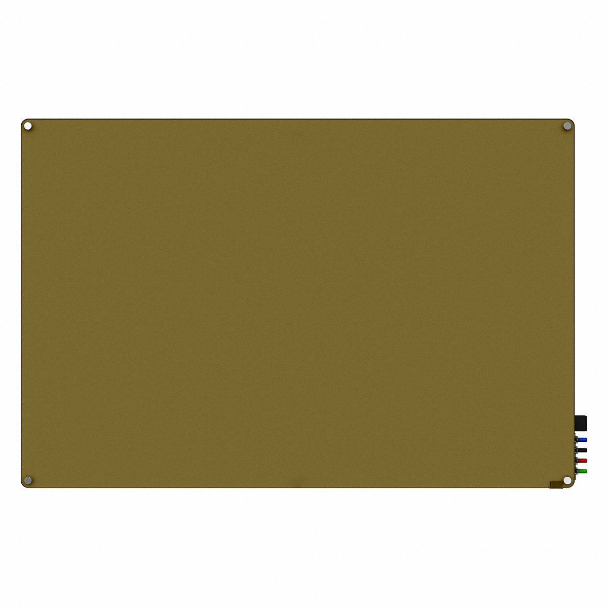 Ghent Dry Erase Board Magnetic Glass 36 W (HMYRM23BG)
