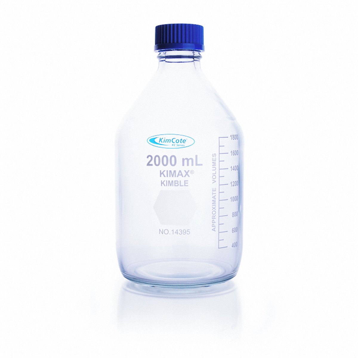 Kimble Media Bottle 138 mm H 70 mm Dia PK4 (KC14395-250)
