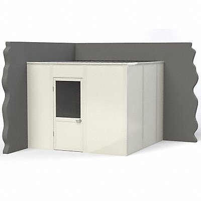 D5502 Modular In-Plant Office 2Wall 10x10