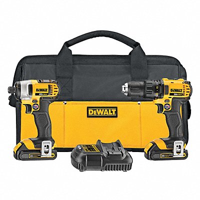 Cordless Combo Kit 20.0 V 2 Tools 2 Batt