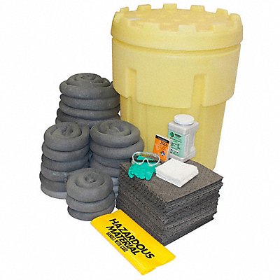 Spill Kit,Can,62 gal.,Universal