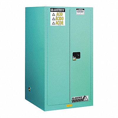Corrosive Safety Cabinet 65 in H Blue