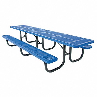 ADA Shelter Table 144 W x70 D Blue
